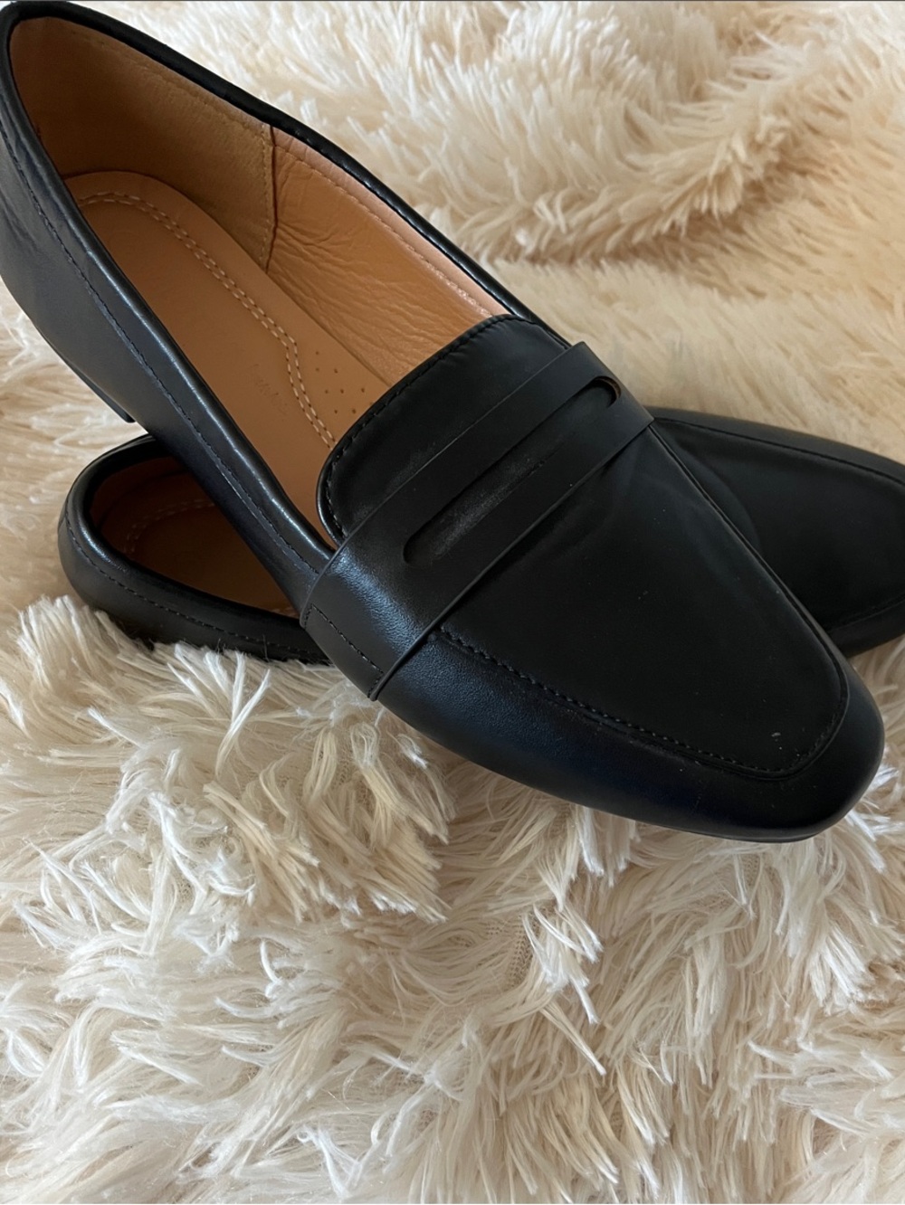 Wild Diva Black Classic Penny Loafers for Women